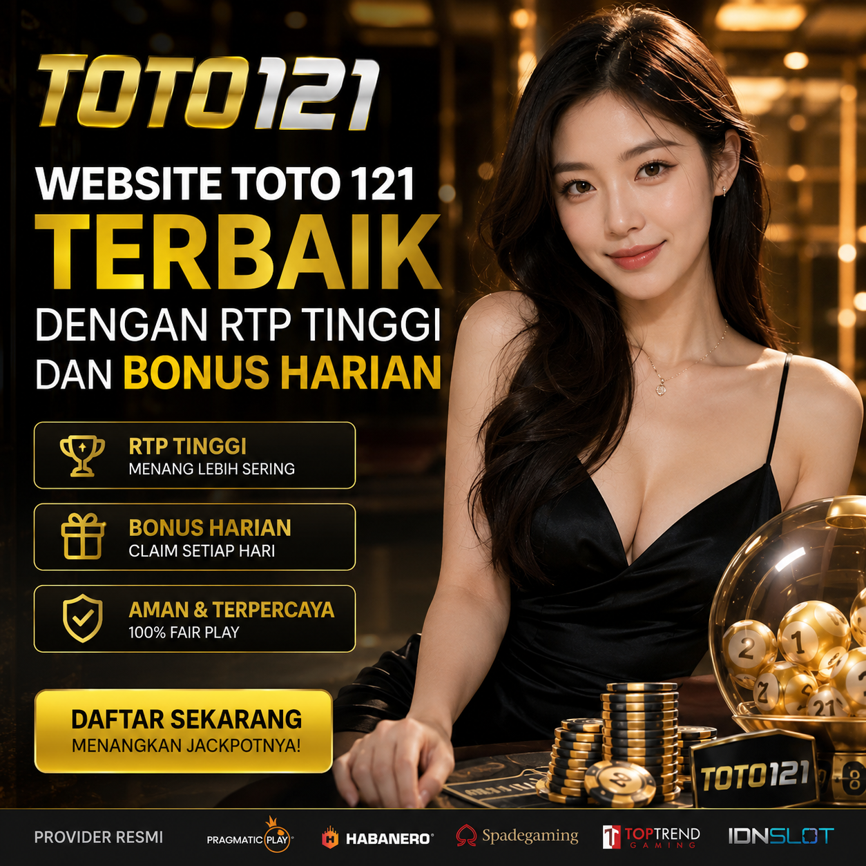 TOTO121 - Website TOTO 121 Terbaik dengan RTP Tinggi dan Bonus Harian by Hey siriusly